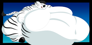 Cake The Zebra by KingBigWolf