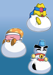 Kirby enemies by Merrit