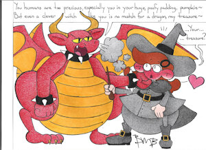 Witch x Dragon by BabyMouseyBoy