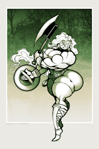 Warrior Lady by lavilavi