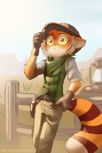 Cowboy Calvin by bluecoffeedog