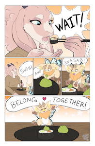 Sushi and Wasabi by SushiGoat