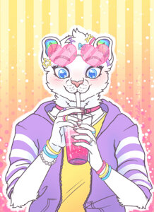 Sparkly drink by KolewazakiSan