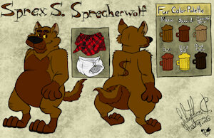 Sprex S. Sprecherwolf Ref Sheet 2026 by RhythmCHusky94