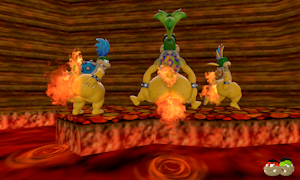 Koopalings and Bowser Jr. Lava Burn by KaneBrentKoopa