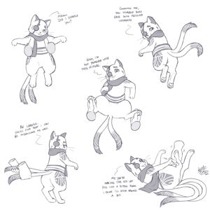 Playful Nekomata [C] by NekoStar