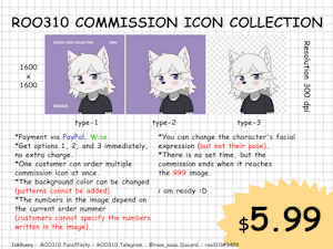 ROO310 COMMISSION ICON COLLECTION by ROO310