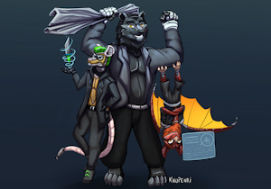 Cyber Chimera Gang by Knopenri by Dakinu