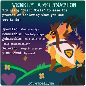 ☆ Weekly Affirmation ☆ by lovespell