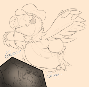 Archen Snack by Sparkythechu