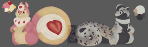 [Concept]&nbsp;&nbsp;Strawberry & Cookies n Cream Swirls by Chitafokkusu