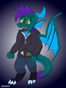 Travis the Dragon by Karlamon