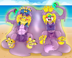 Commission: Beach Troubles! by KnightRayjack