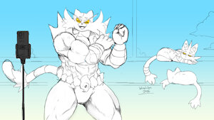 Sketch 512 - Incineroar , Torracat & Litten by WinickLim