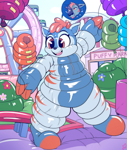Puffy park Mascot by KASTMI