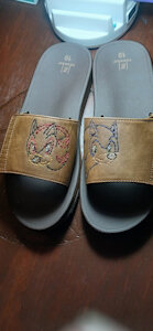 Chaos Steps // Hand-Embroidered Sonadow Sandals by sonicremix