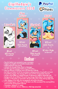 2026 Commissions Info - Points/PayPal (OPEN) by GigiHedgie