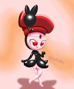 Meloetta's dress really doesn't cover much... by IzziPurrito