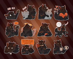 Kael Telegram Stickers by ljames