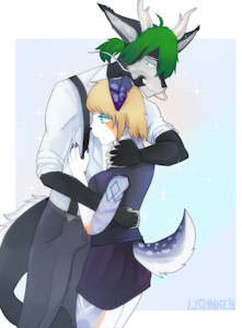 Winged Heart and Shiba {c} by Shibanni