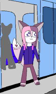 Etaime Goes to Home From Stockholm Metro by LumiCuteSkunk