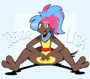 Trevor Lisa Sitting by TrevorFox