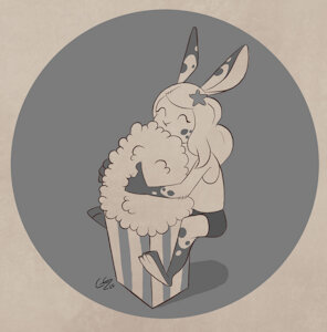 Popcorn Love by CartoonGurra