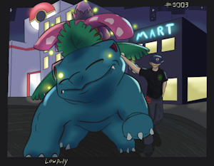 Poly's Pokedex - 0003 Venusaur by LowestPolygon