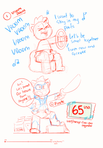 Vroom Boom & Pirate YCH [ Still Open ] by ScottJames27