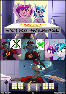 Pizza Delivery Page 2 by Chrysalisdraws