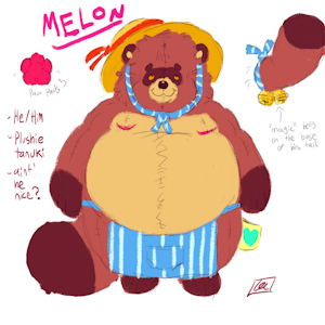 Melon ref sheet <3 by gargantuanfish