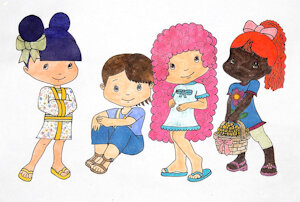 Dolly & Co. a la Strawberry Shortcake by MrRoseLizard