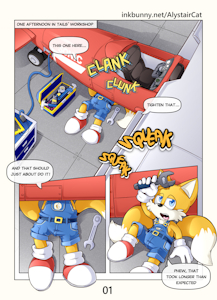 Miles' Mischief pg01 by AlystairCat