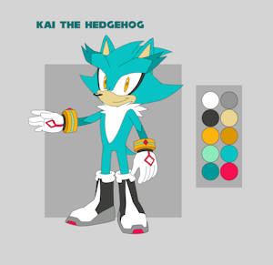 Kai the Hedgehog commission by SilentAura