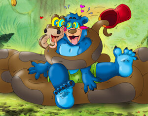 Brett x Kaa: Close Coiling! by KnightRayjack