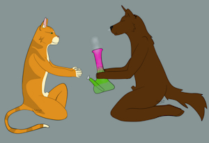 Passing the bong by SomeSortaCreature
