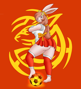 Sailor Bunny - Burning Kick by CottonCaramel