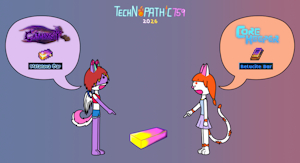 Yellow and purple ingot by Netherkitty