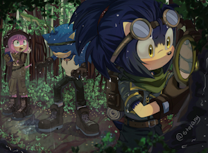 Search of the 7 emeralds by blueartsillustration