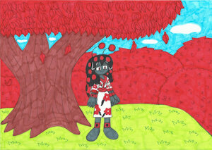 Enjoying the Autumn view by KatarinaTheCat18