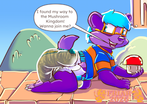 Mar10 Day Mushroom Badger by Friar