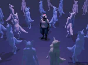 Alone in a big world by SergalRenders