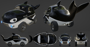 Autorc (Orca + Car) from Animash by ryo442266