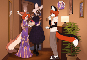 Bday cake <3 by KDraws