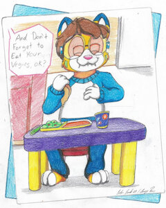 Eating by SilverSimba01