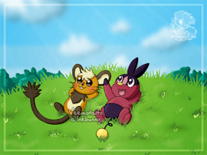 [Commission] Pok&eacute;mon Relaxing by Veemonsito