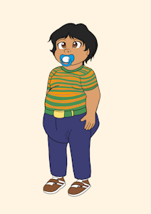 Padded Brown Boy by Maxicoon