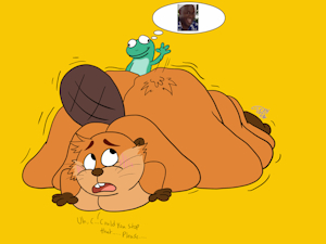 Lizard Slap by BlubberToons