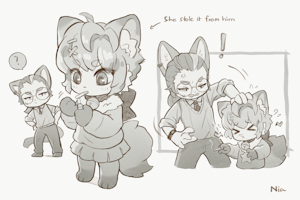 Collab w Puinkey by NyaanMorris