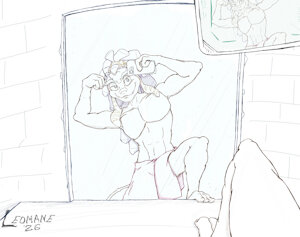 Bennhai flexing for the fans by Leomane